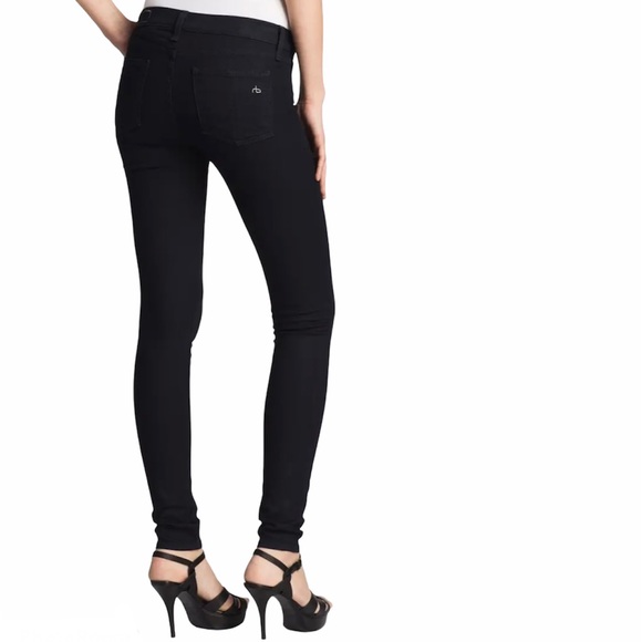 Rag & Bone “The Legging” Stretch Denim Leggings - Picture 3 of 7